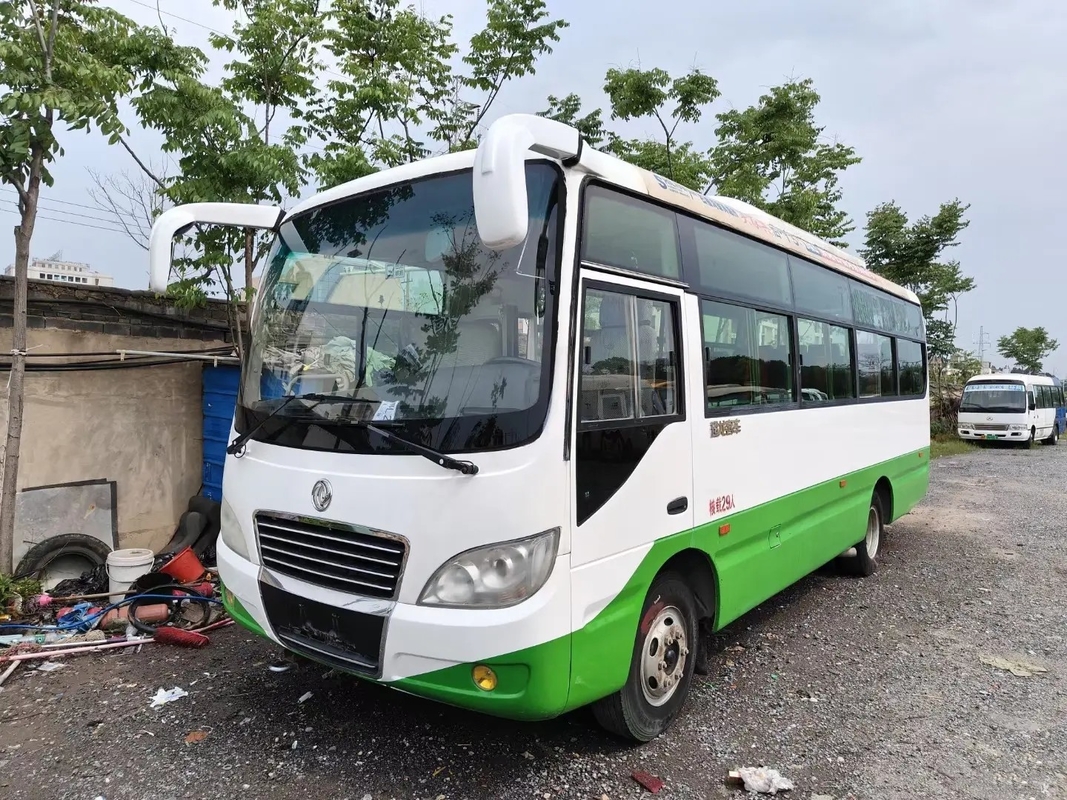 Bus Perjalanan Bekas 2016 Tahun 4 Silinder Mesin Yuchai 130hp 29 Kursi Satu Pintu LHD / RHD 2nd Hand Dongfeng EQ6731