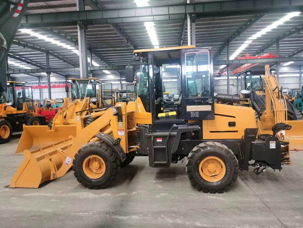 Truk Komersial Bekas 3,4 Ton Berat Curb 2 Meter Kedalaman Penggalian Maksimum Brand New Backhoe Loader