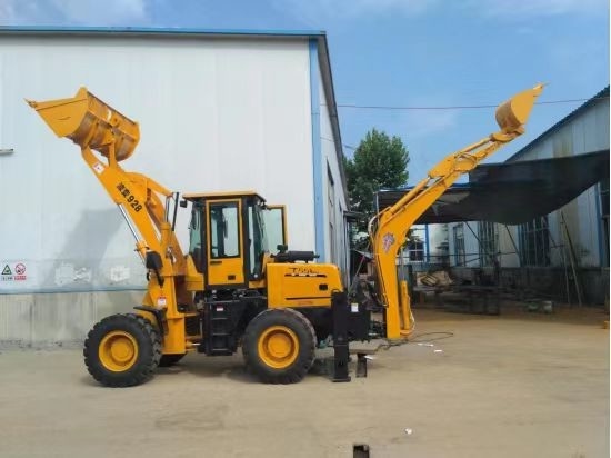 Truk Komersial Bekas 3,4 Ton Berat Curb 2 Meter Kedalaman Penggalian Maksimum Brand New Backhoe Loader