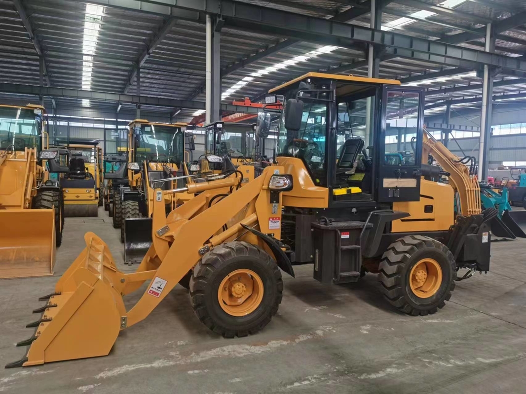 Truk Komersial Bekas 3,4 Ton Berat Curb 2 Meter Kedalaman Penggalian Maksimum Brand New Backhoe Loader