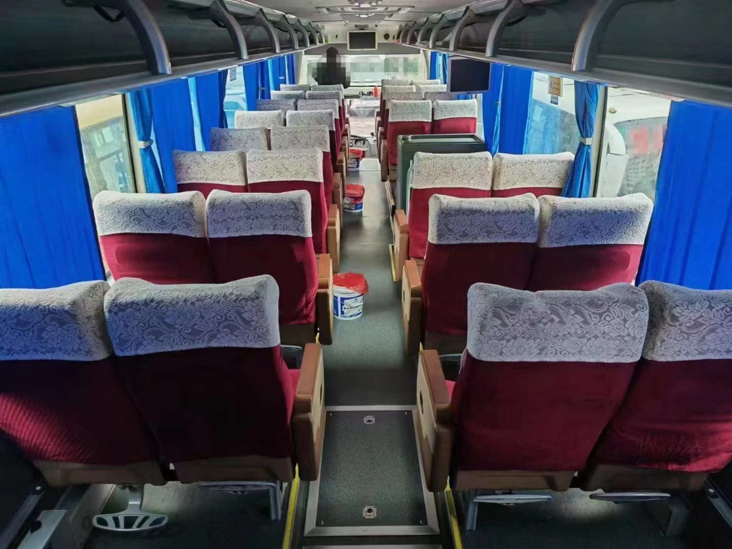 2nd Hand Bus Dua Potong Kaca Depan 39 Kursi Mesin Weichai Panjang 12 Meter Usd Yutong Bus ZK 6122