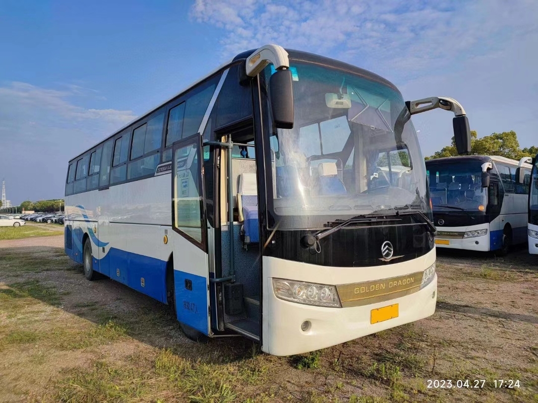 Bus Bekas Dan Pelatih 47 Kursi Kompartemen Bagasi Pintu Tengah Mesin Langka Digunakan Golden Dragon Bus XML6113