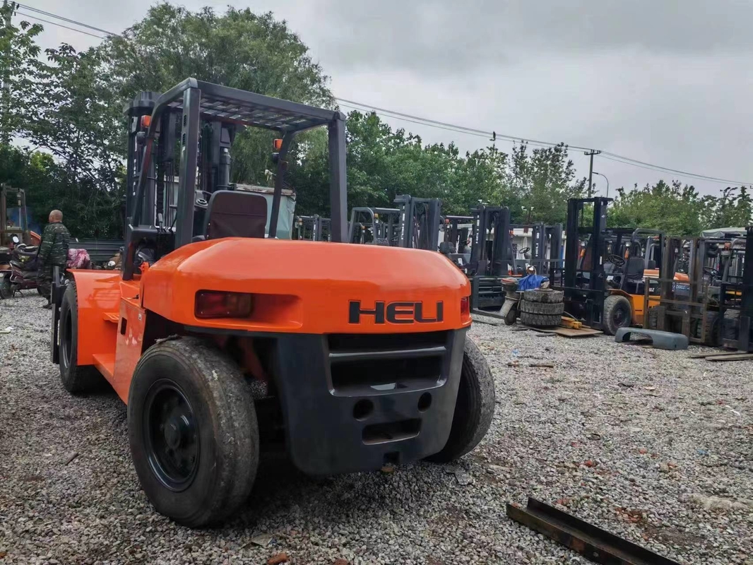 2nd Hand Truck 12 Nilai Kapasitas Pengangkatan Digunakan Truk Forklift HELI Dimensi 5.7*2.4*3.2m