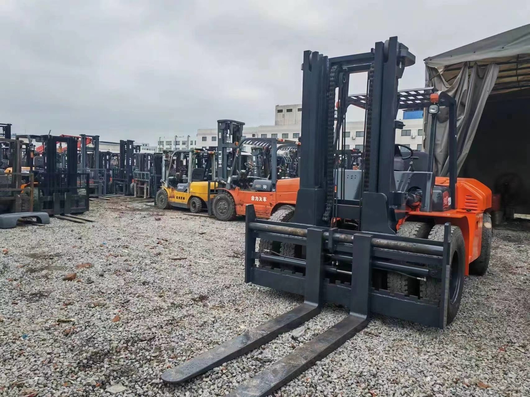 2nd Hand Truck 12 Nilai Kapasitas Pengangkatan Digunakan Truk Forklift HELI Dimensi 5.7*2.4*3.2m