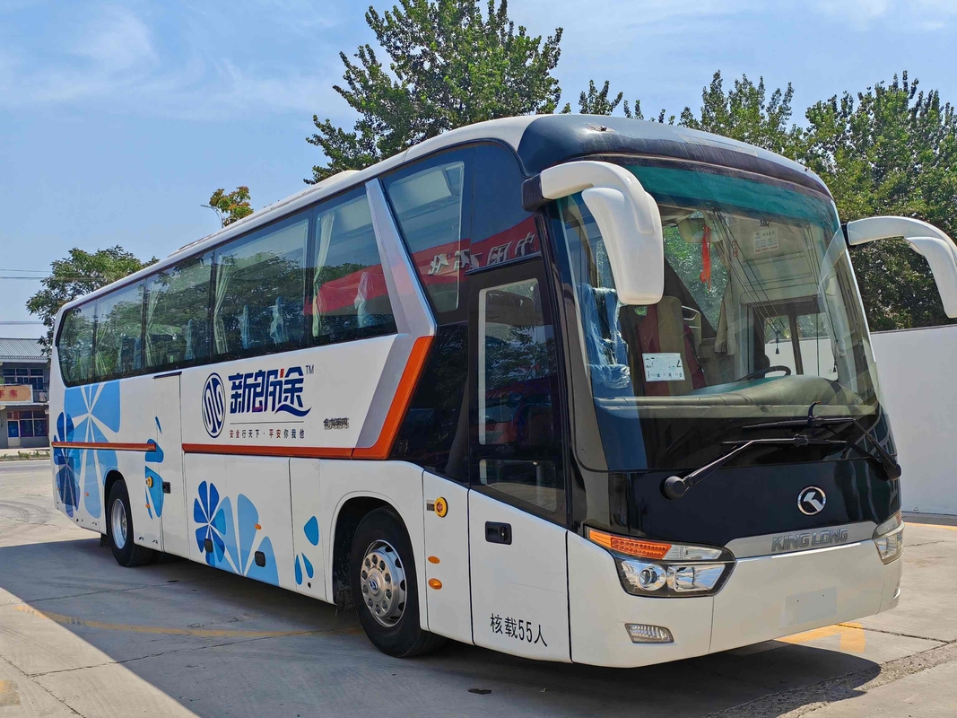 Bekas King Long Coaches XMQ6129 Airbag Suspensi 2016 Tahun 55 Kursi 2 Pintu Penumpang Bagasi LHD / RHD