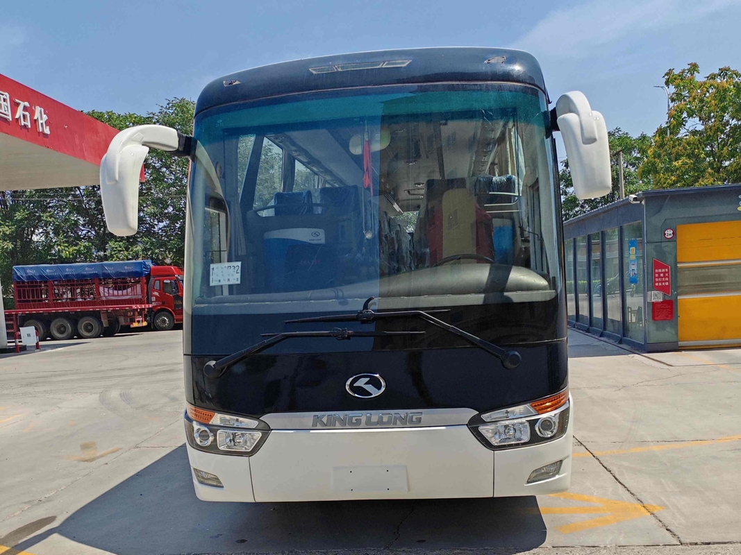 Bekas King Long Coaches XMQ6129 Airbag Suspensi 2016 Tahun 55 Kursi 2 Pintu Penumpang Bagasi LHD / RHD