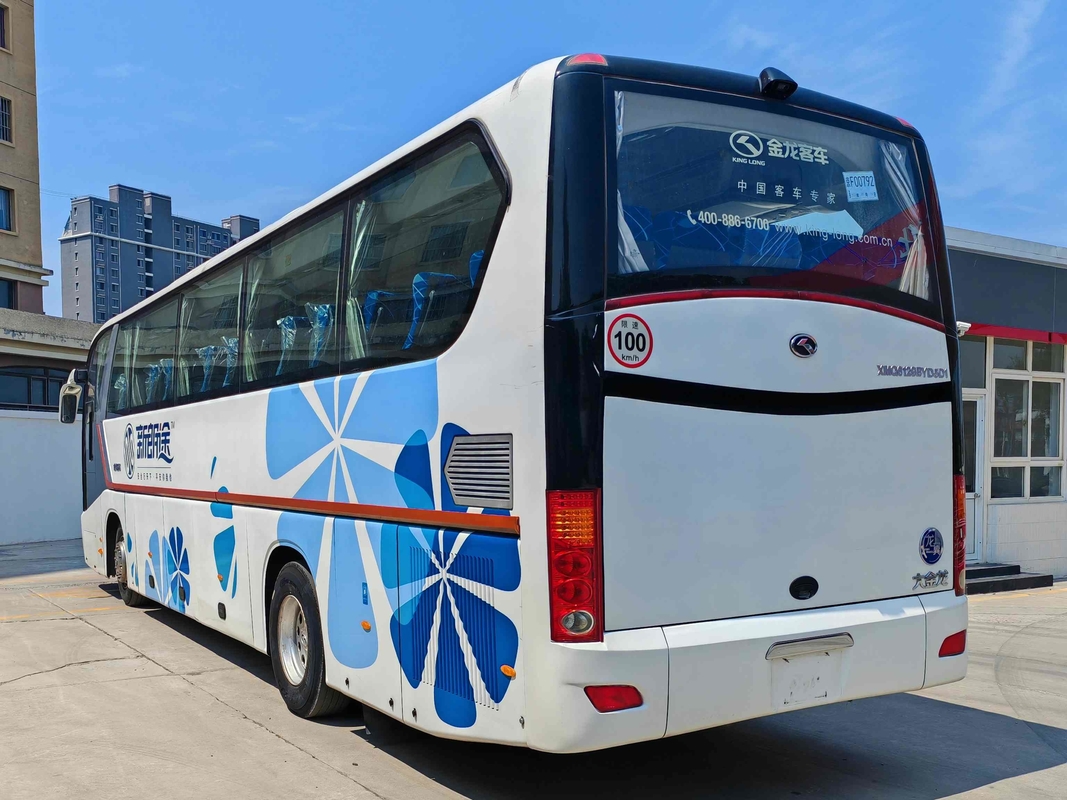 Bekas King Long Coaches XMQ6129 Airbag Suspensi 2016 Tahun 55 Kursi 2 Pintu Penumpang Bagasi LHD / RHD