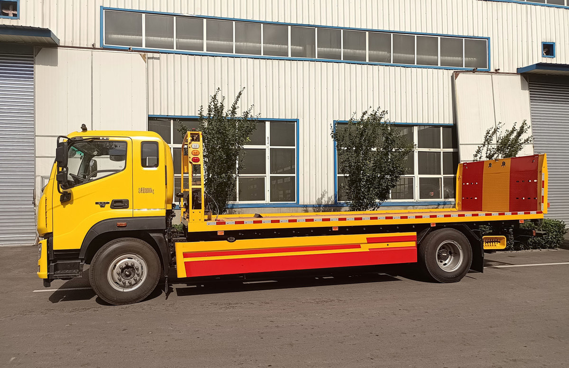 Truk kerja bekas 4×2 Drive Mode 230hp Foton Wrecker Truk Atap datar