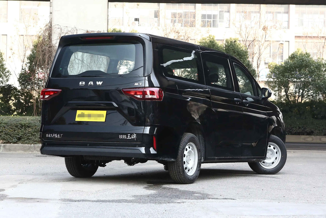 Digunakan 9 Seater Minibus BAW M7 Mesin Minyak 7/9 Seats AC Merek Cina