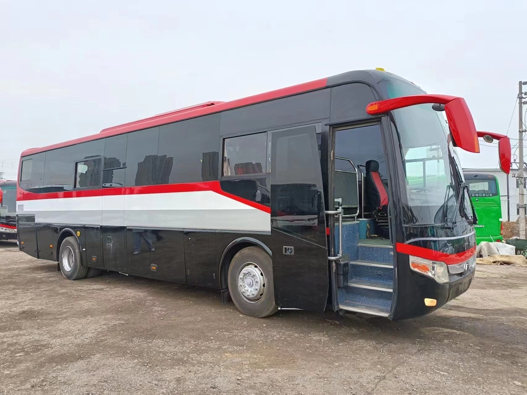 12 Meter Panjang 55 Kursi Bus Bus bekas Yutong ZK 6127 Dua Kaca Depan LHD / RHD