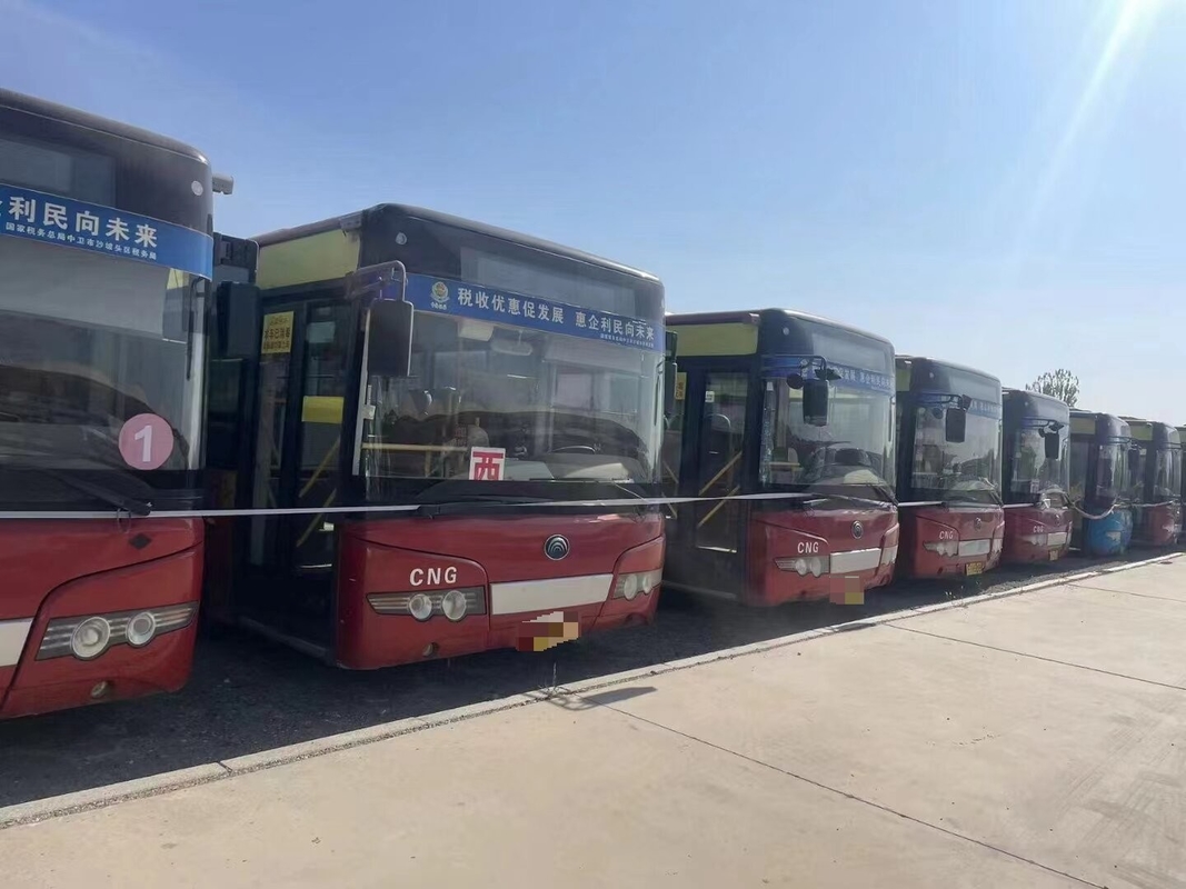 49 kursi Bus Kota Digunakan 100 Penumpang Yutong Zk6125 Cng Mesin Double Door
