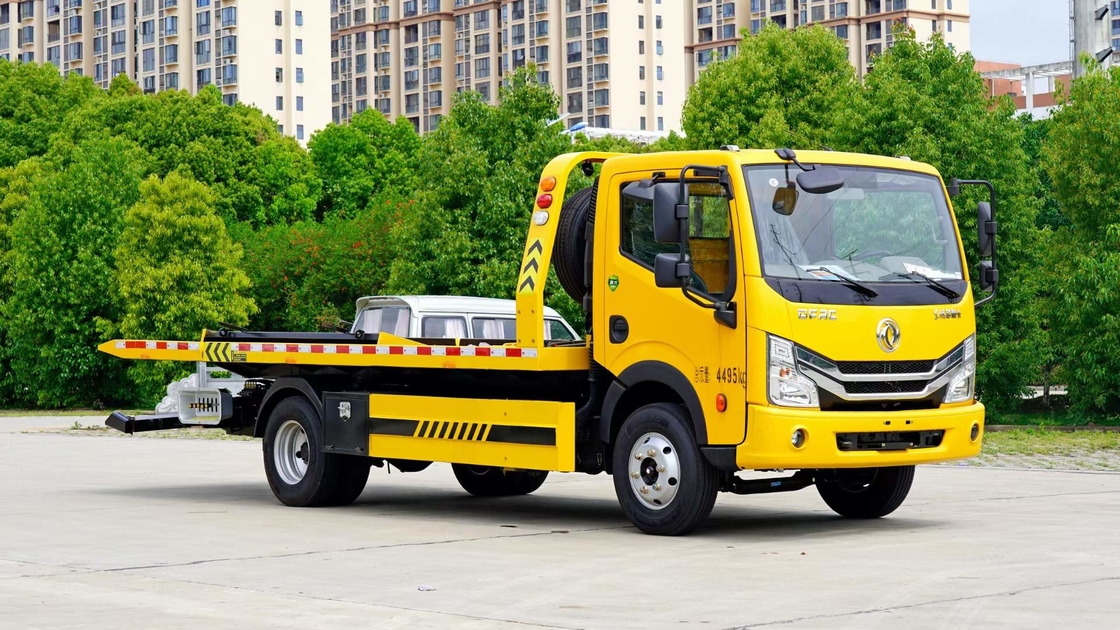 Max Menarik 10 Ton Isuzu Menarik Truk Wrecker 6,5 Meter Panjang Lhd / Rhd