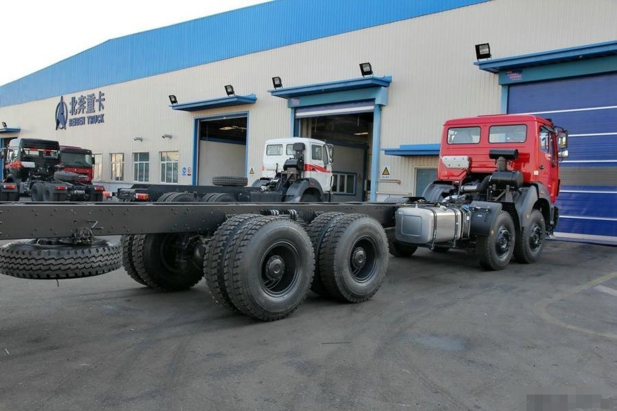 Beiben truk bekas truk kargo 8 * 4 Drive Mode 240hp Weichai mesin tugas berat