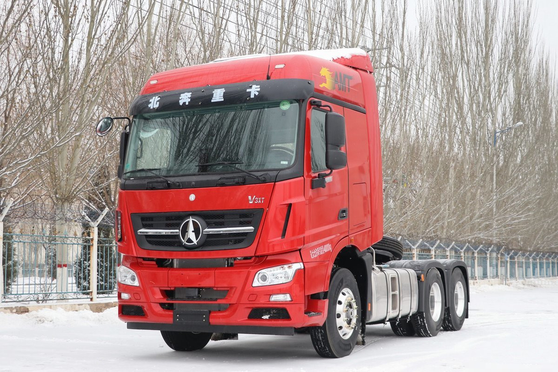 6*4 Drive Model Second Hand Truck Trailer Beiben Traktor Kepala 560hp Amt 10 Roda