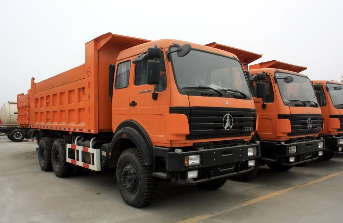 Beiben 6x4 Tipper Digunakan Truk Dump Euro 3 Weichai Mesin 290 Hp Mining Penggunaan