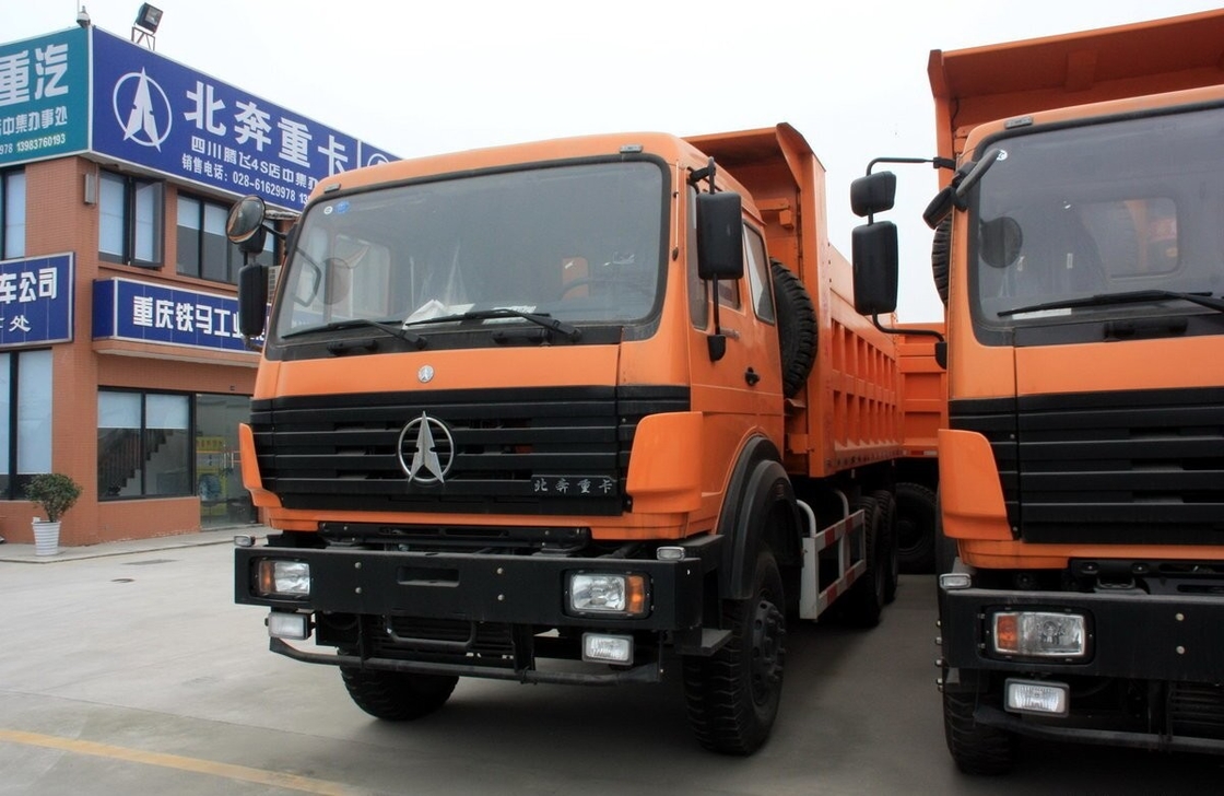 Beiben 6x4 Tipper Digunakan Truk Dump Euro 3 Weichai Mesin 290 Hp Mining Penggunaan