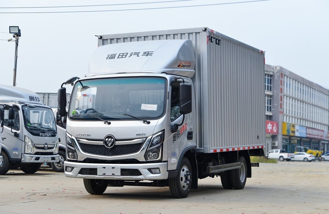 Foton Kargo Dikgunakan Kereta Listrik 4,14 Meter Panjang Kotak Ban Belakang Ganda