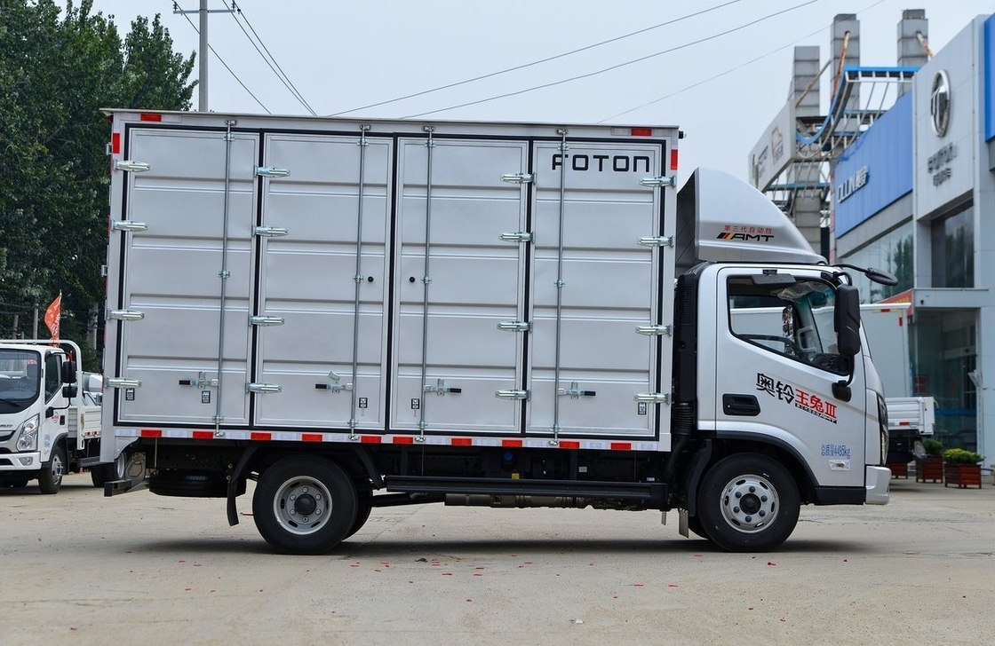 Foton Kargo Dikgunakan Kereta Listrik 4,14 Meter Panjang Kotak Ban Belakang Ganda