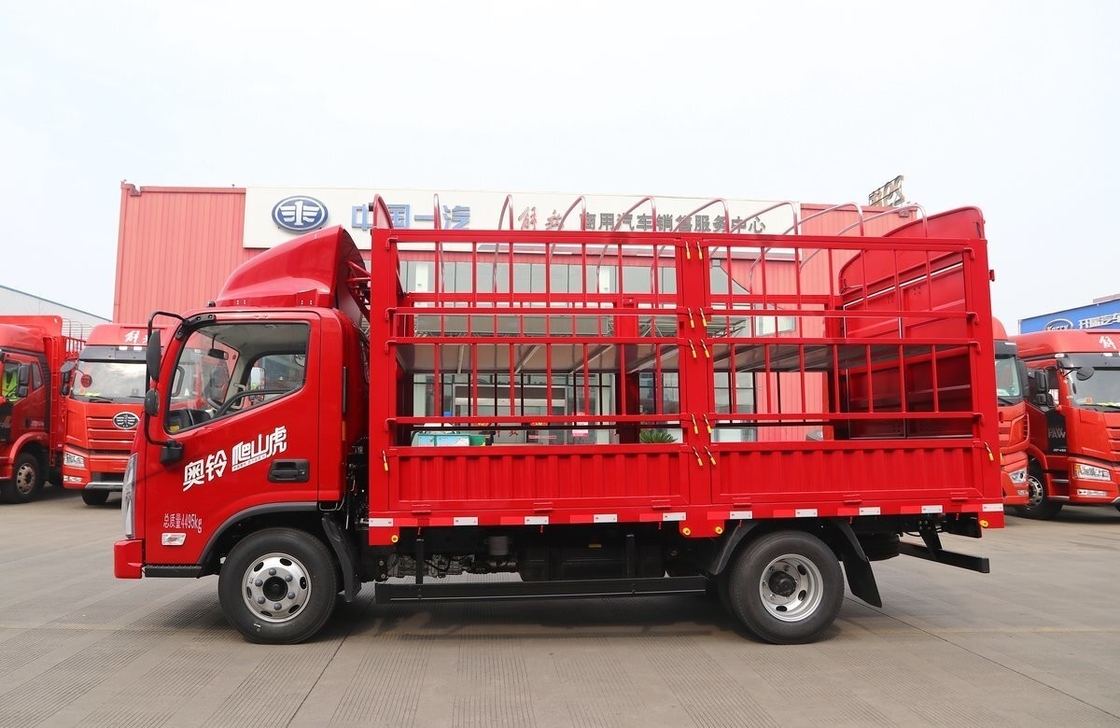Foton Fence Box 151 Hp bekas truk ringan EURO 3 atap datar 6 ban pengemudi tangan kiri