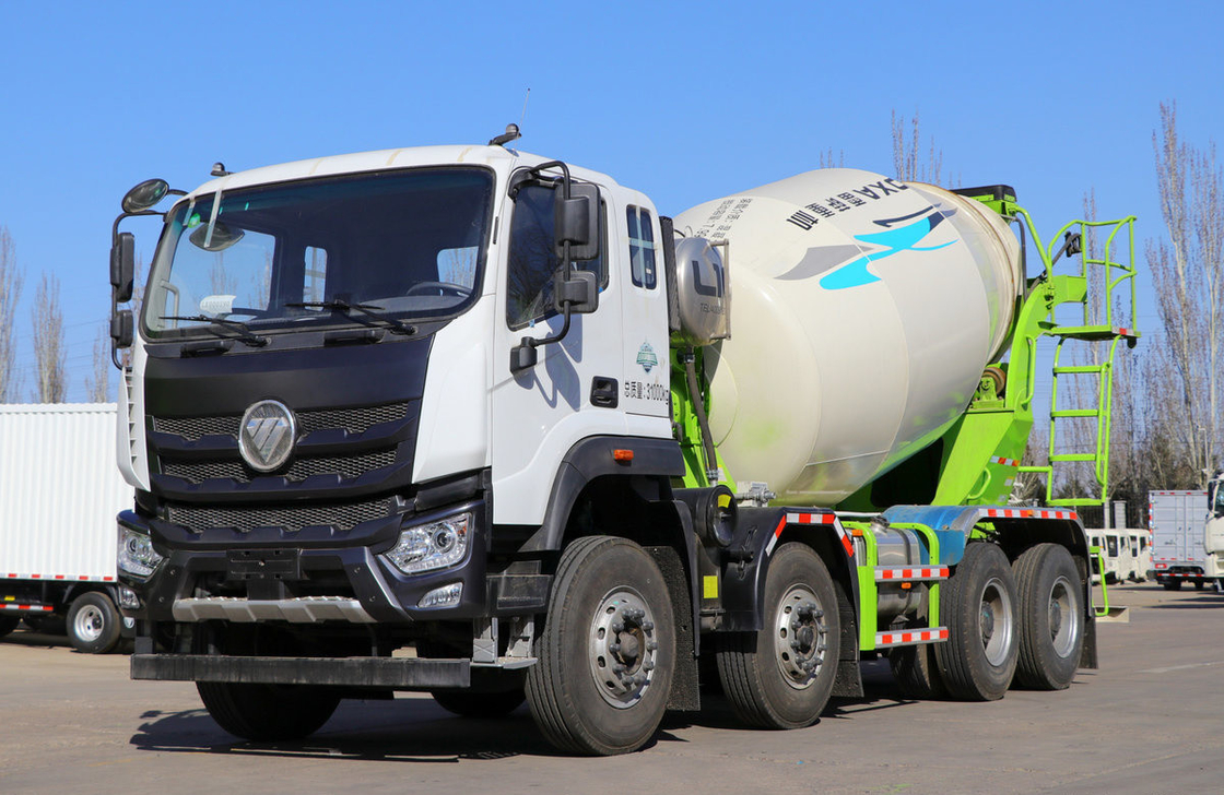 Merek Cina Mixer 8 * 4 Siap Campuran Beton Truk 350hp Euro 6 Kiri Drive