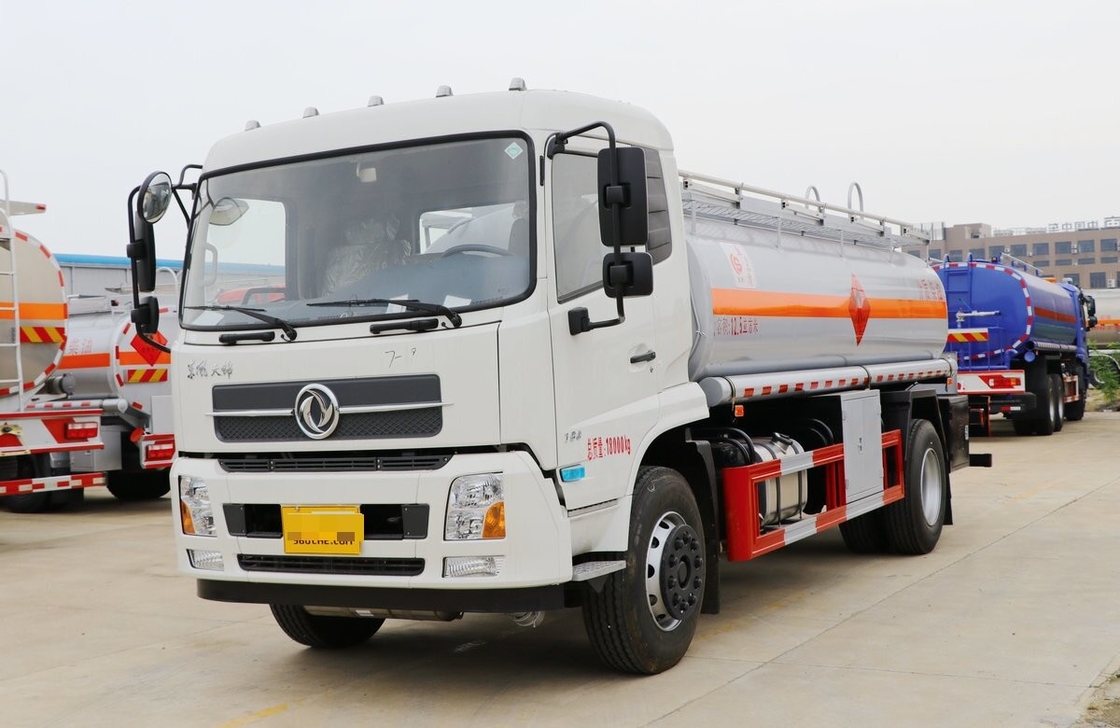 Donfeng 4*2 Tangki Pengumpulan Minyak Digunakan Euro 5 Tangki Alloy Aluminium 12,5 Kubik