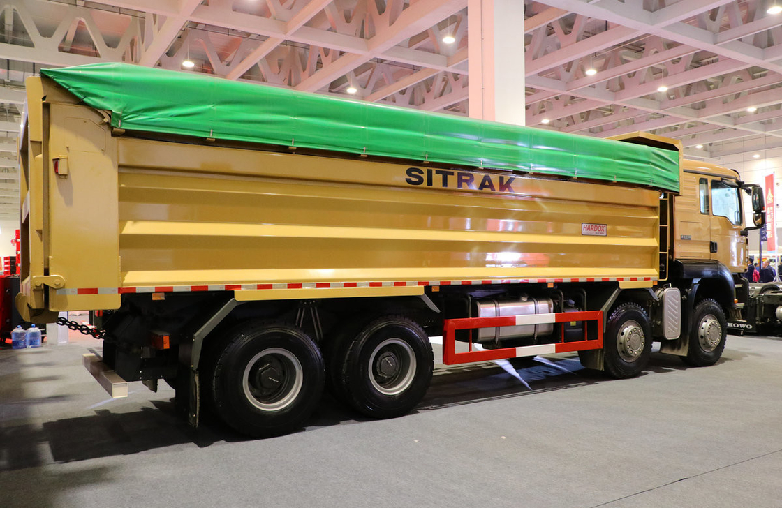 Truk Sino Baru SITRAK C7H Bangunan Perkotaan puing-puing 8 * 4 Truk Dump 440hp