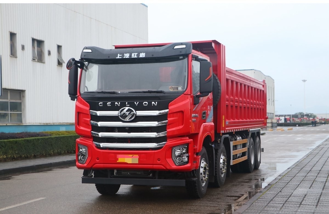 Hongyan 560hp C6 Loading 20 Ton 12 Ban Digunakan Tipper Truck Dumper 8×4 LHD/RHD