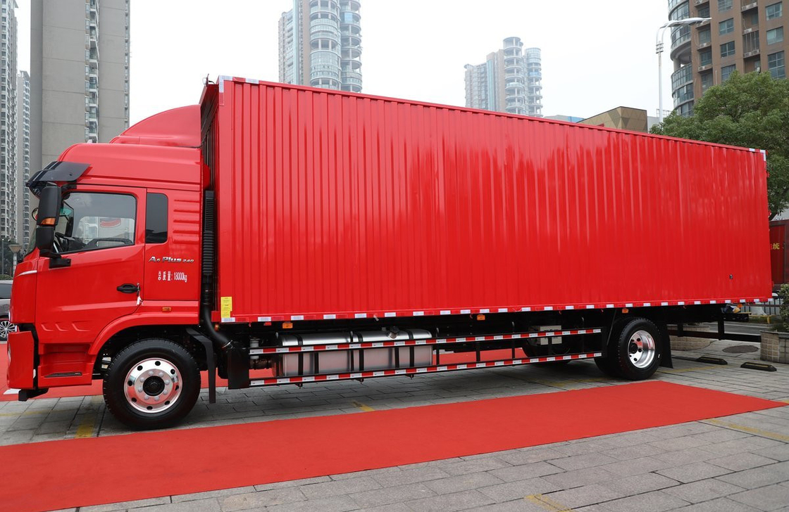 Truk bekas Kargo Wingspan Type Box JAC Truk truk* 4*2 Ban belakang ganda 3 kursi