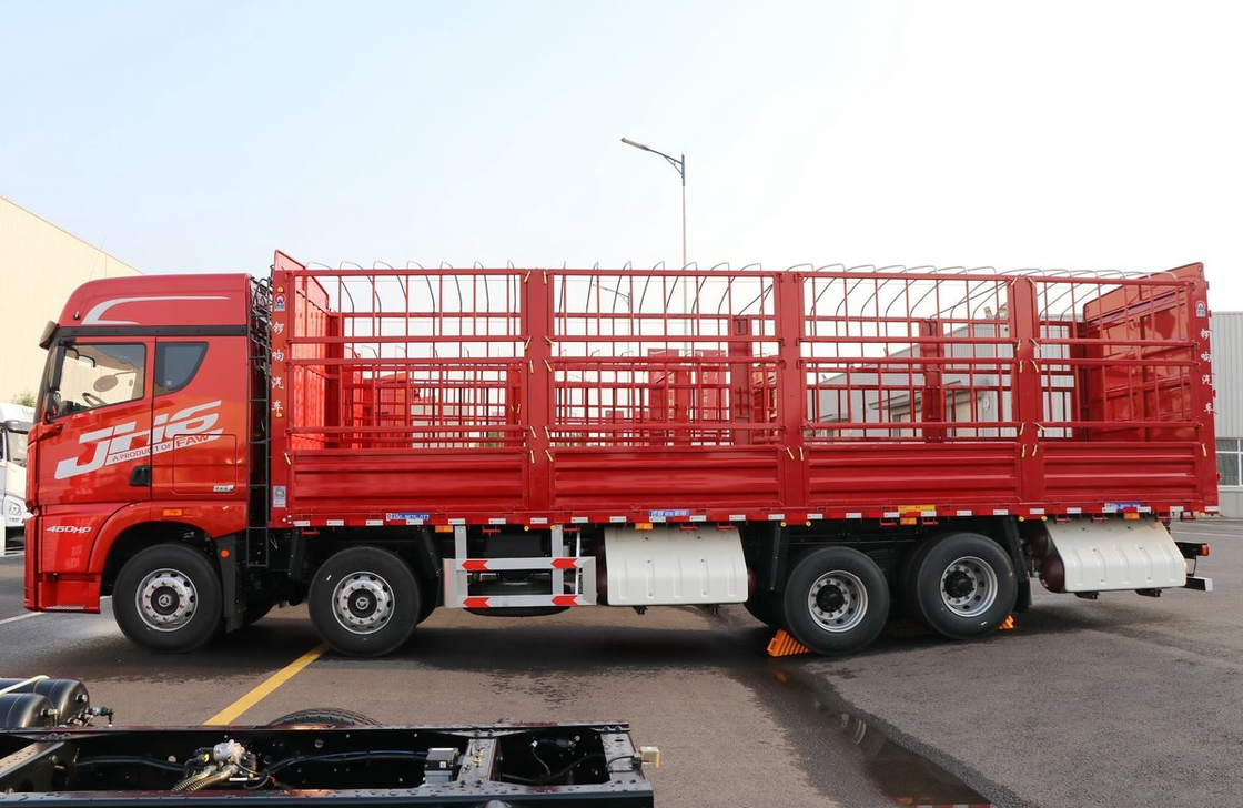 Truk kargo bekas untuk dijual di Cina Jiefang CNG 460hp Heavy Duty Single and Half Cab