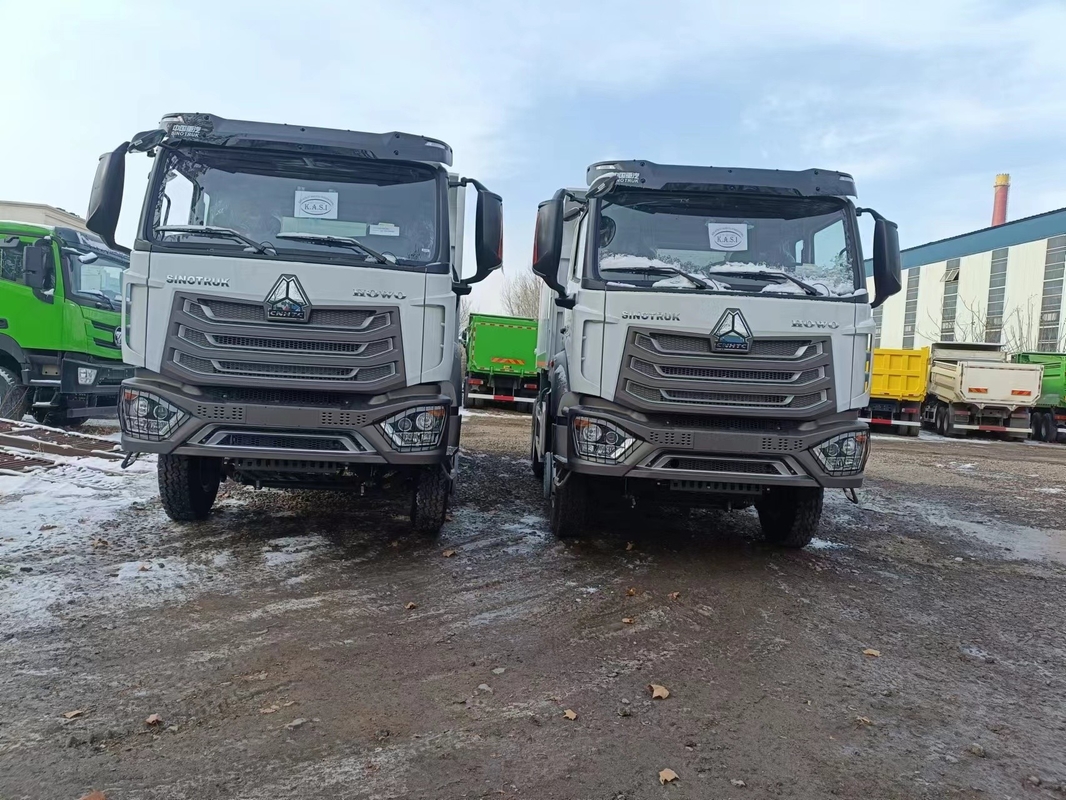 Howo Dump Truck 6x4 Baru 400hp Mesin Weichai Single And Half Cab Spring Leaf LHD/RHD