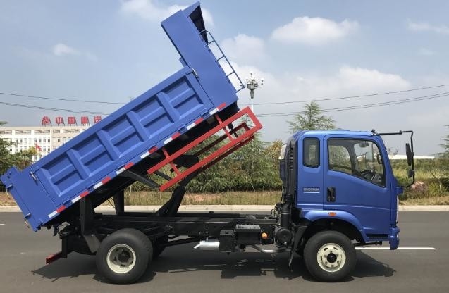 China Howo Truk Untuk Dijual 4 * 2 Single Axle 3,8 Meter Panjang Box Loading 10 Ton Eruo 2