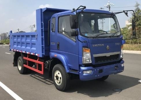 China Howo Truk Untuk Dijual 4 * 2 Single Axle 3,8 Meter Panjang Box Loading 10 Ton Eruo 2
