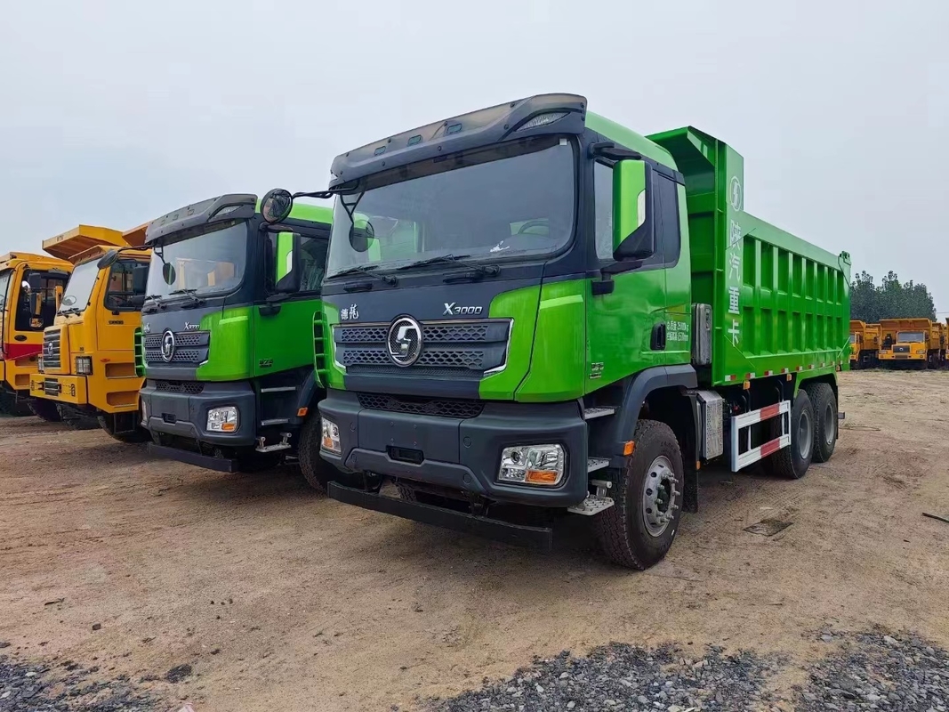 Truk Tipper 40t Bekas Shacman 6×4 X3000 Dumper Heavy Duty 375hp Weichai 2021 Tahun