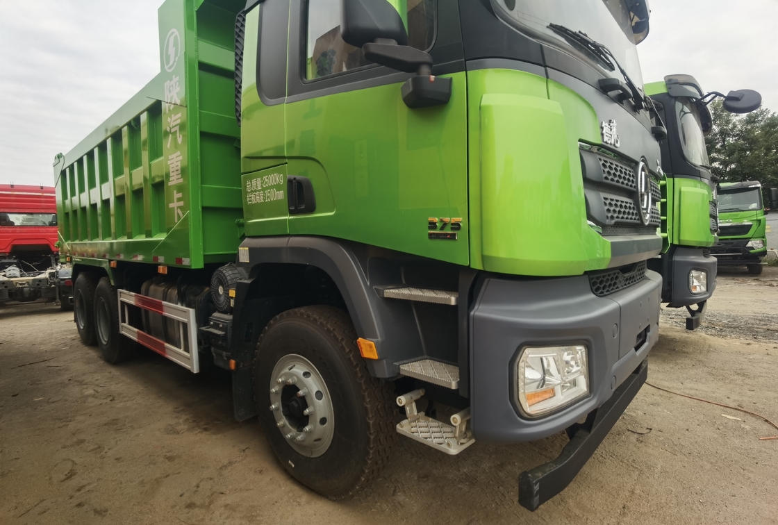 Truk Tipper 40t Bekas Shacman 6×4 X3000 Dumper Heavy Duty 375hp Weichai 2021 Tahun