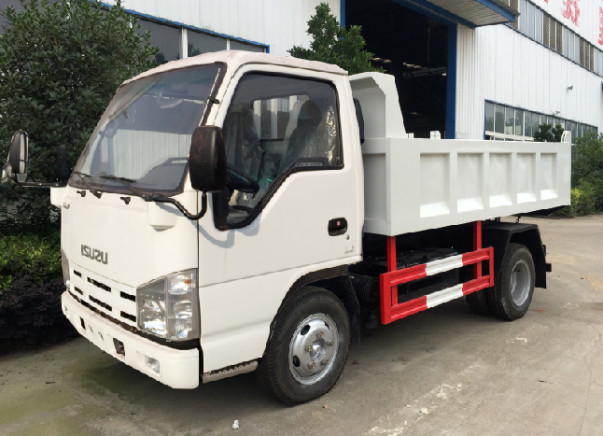 Truk Tipper 3t bekas ISUZU 4*2 Small Dumper Euro 4 Multi Leaf Springs 5 Speed Gear