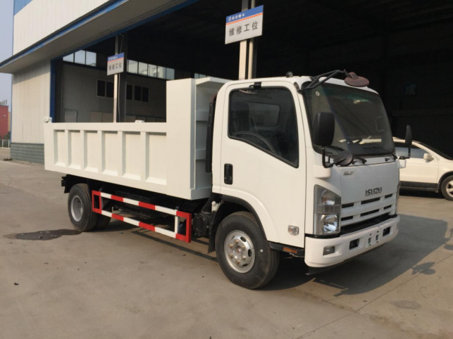Truk Tipper bekas 4*2 memuat 10 Ton 5,2 Meter Panjang Kotak 9 Kubik Isuzu Dumper Baru
