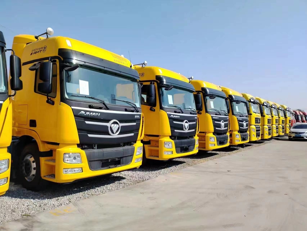 Truk Traktor Baru 6*4 Foton GTL Kuda 510hp Warna Kuning 10 Ban Otomatis 2021 Tahun