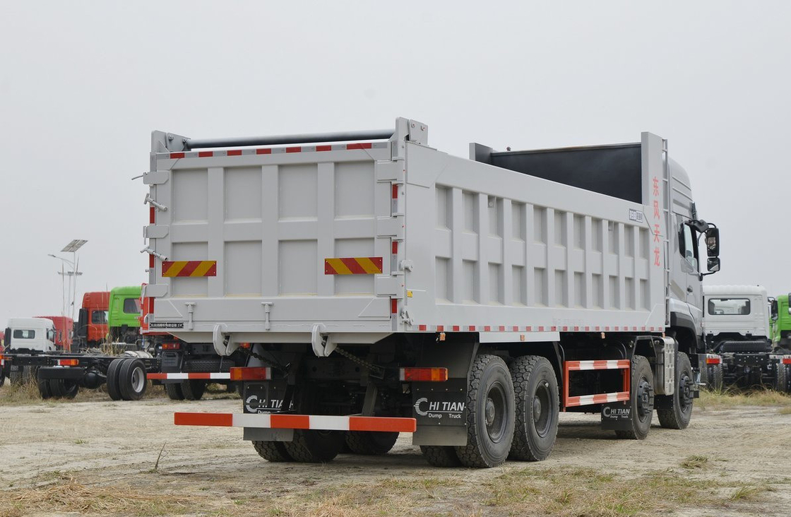 Pengendara Truk Pengeboran Untuk Dijual Dongfeng 8×4 Tipper 600hp Cummins Mesin 6 Silinder Manual