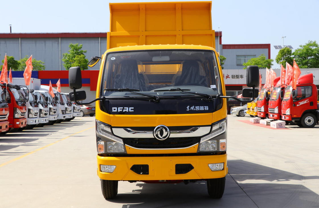 Mini Dump Truck Untuk Dijual Euro 5 Emisi Merek Cina Tipper Kabin Ganda 4 * 2 Drive Mode