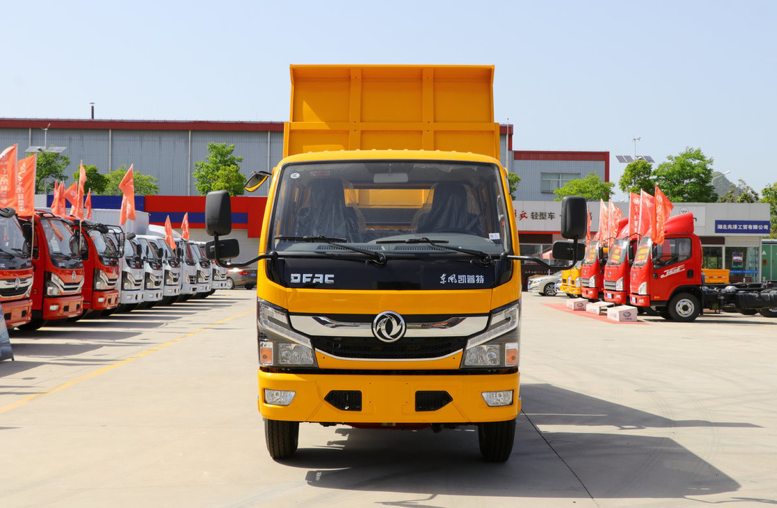 Mini Dump Truck Untuk Dijual Euro 5 Emisi Merek Cina Tipper Kabin Ganda 4 * 2 Drive Mode