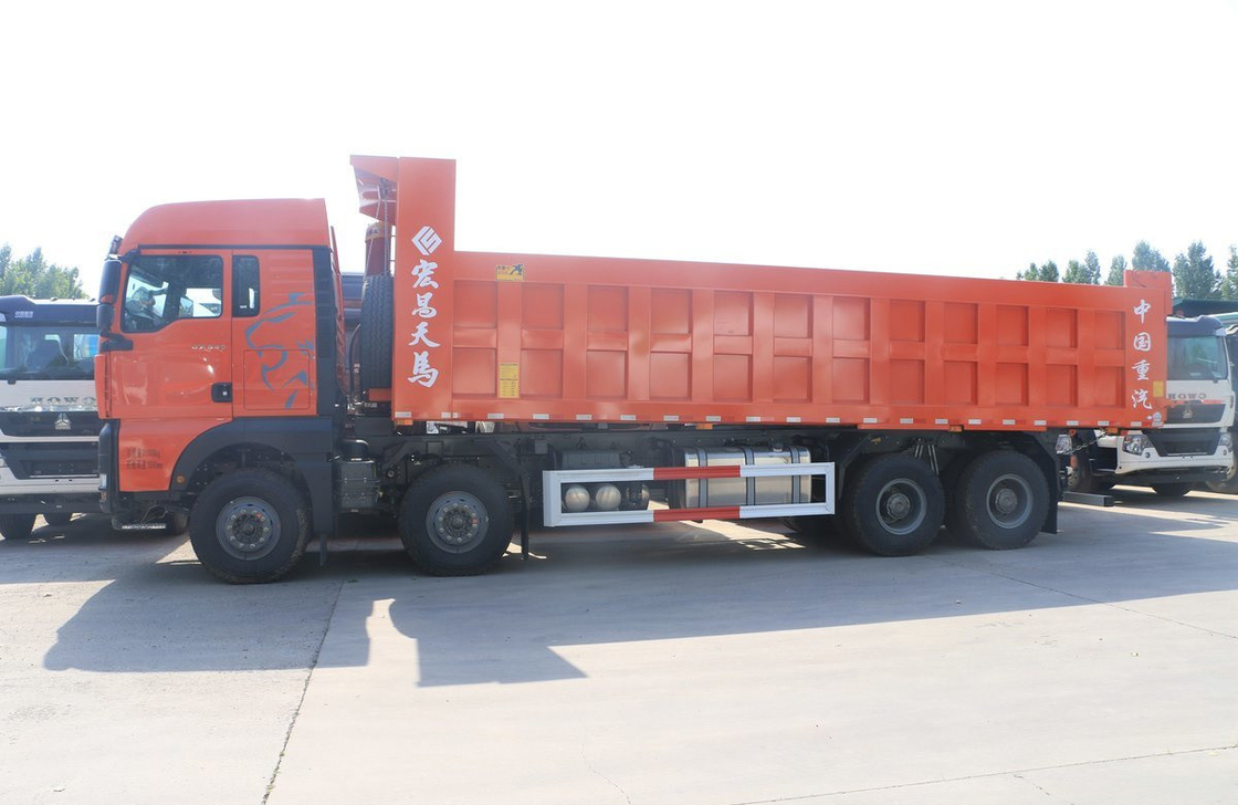 Sinotruk Uk Truk Tipper bekas 8×4 Sitrak G7H Heavy Duty 12.5L Displacement Single Sleeper