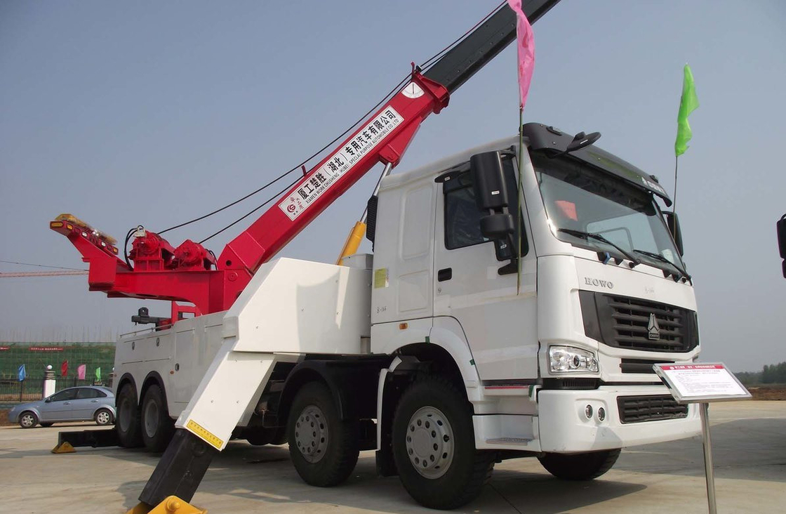 Truk Tarik Merek Cina Sinotruck Howo 8*4 Satu - ke - Satu Truk Tarik 6-12 Ton Emisi Euro 3