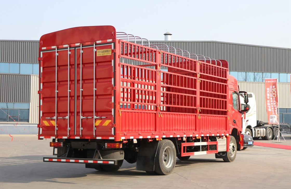 Fence Cargo Trucks Shacman M6000 4 * 2 Truk Truk Weichai 245hp Mesin 8 kecepatan manual