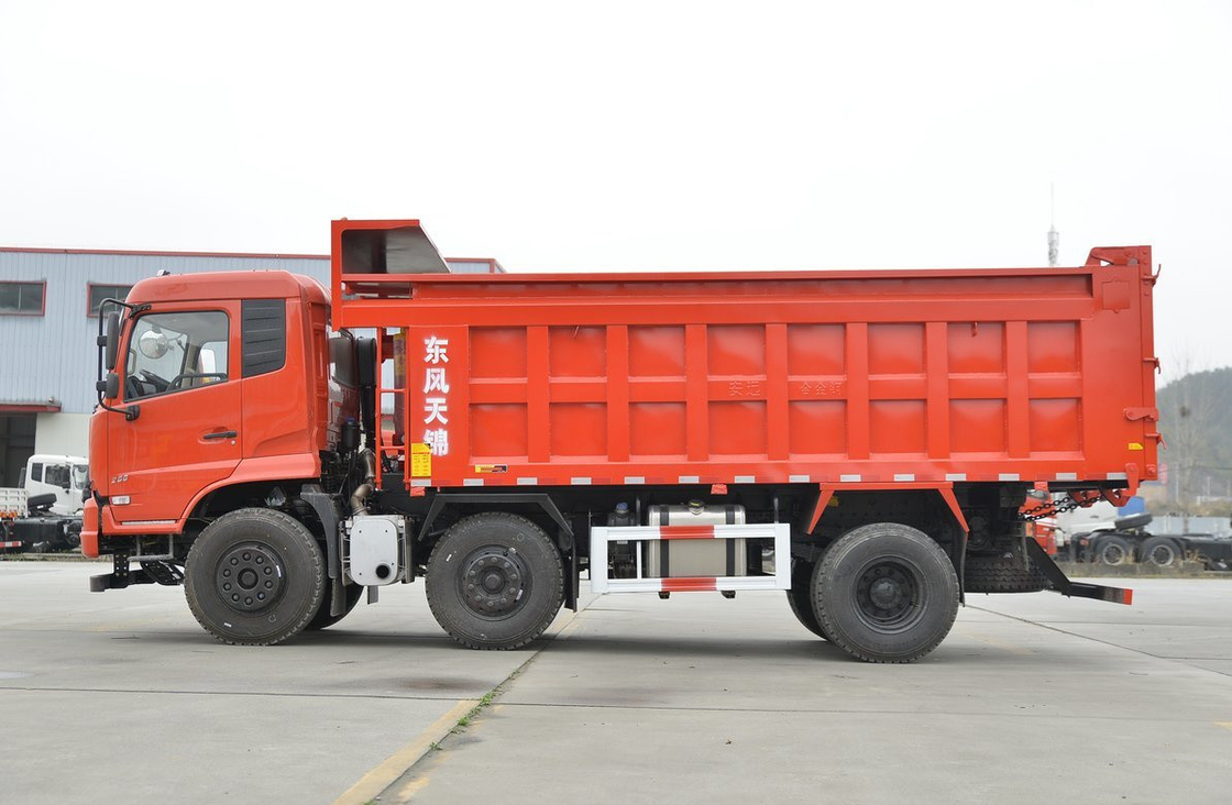 Min Dump Truck Untuk Dijual Dongfeng 6*2 Tianjin Tipper 260hp Yuchai Mesin Pengemudi Kiri