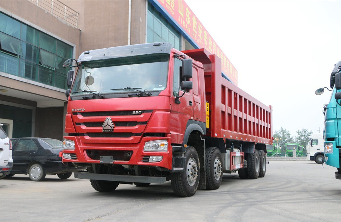 Sino Howo Dump Truck 76 Flat Cabin 8*4 Tipper Truck 30-50 Ton Loading 12 Ban LHD&RHD