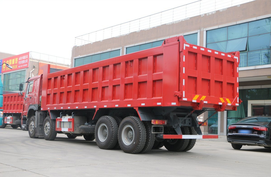 Sino Howo Dump Truck 76 Flat Cabin 8*4 Tipper Truck 30-50 Ton Loading 12 Ban LHD&RHD