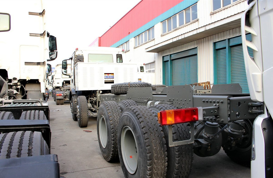 Sino Tipper Truck Howo Dumper Chassis 8×4 Single Cab 2 Seats LNG 290hp 9,2 Meter Panjang