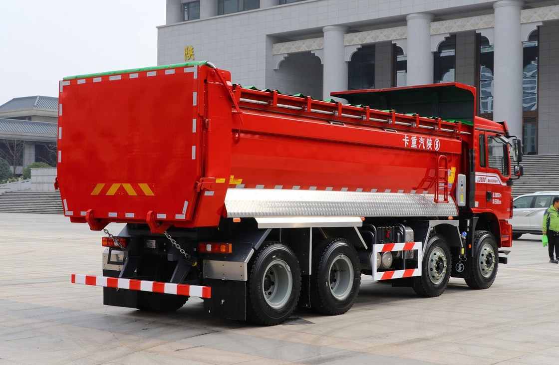50 Ton Dump Trucks Untuk Dijual 8×4 Shacman L3000 Cepat 10-Speed Manual Transmission 300hp