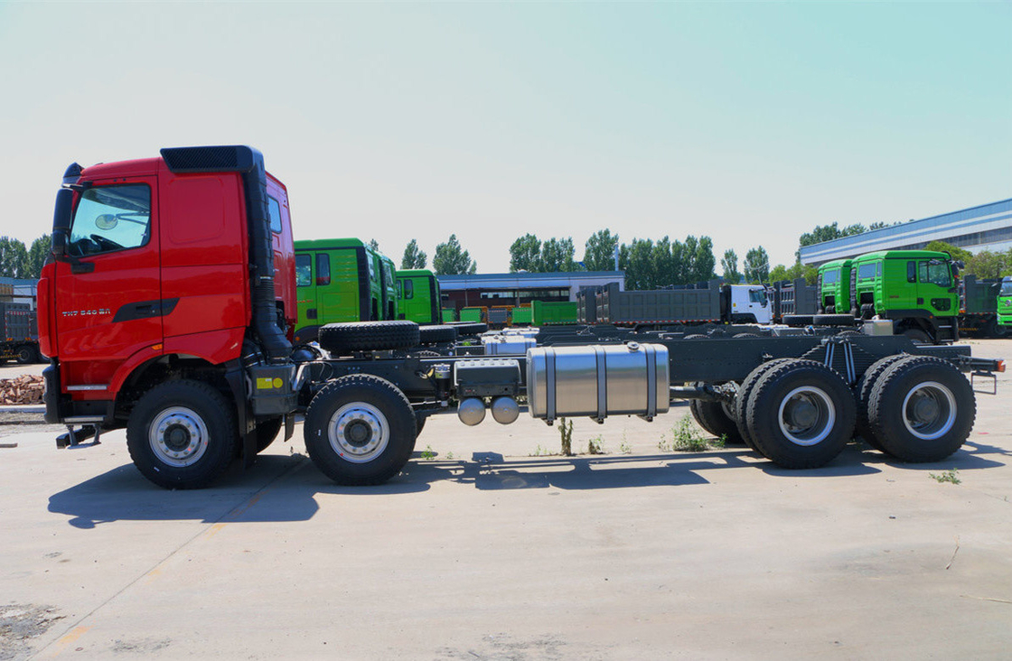 Truk Pengeboran Howo Baru 40 Ton Instal Dengan 8m Box Cab Howo TH7 Tipper 540hp Mesin Sinotruck