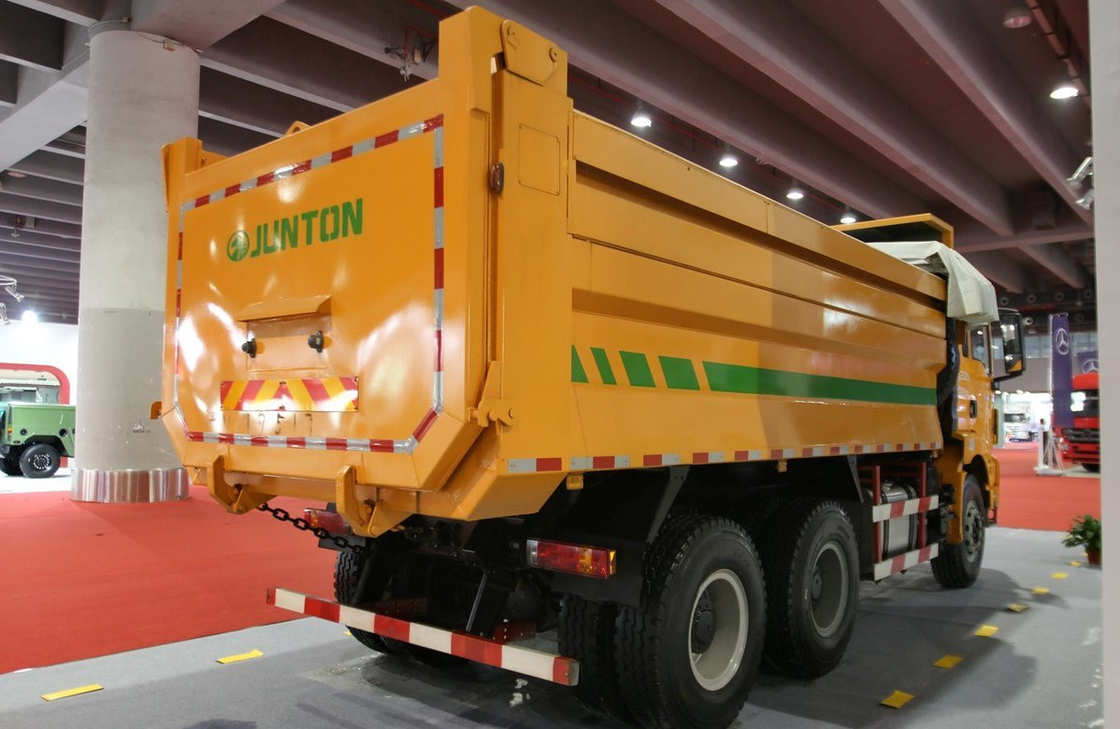 China Dump Truck Untuk Dijual U-Type Box Shacman Tipper Weichai 290hp Engine Single And Half Cab
